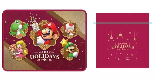 「楽天ブックス」でクリスマス限定のSwitch 2ソフト2本セット商品が販売開始！マリオのブランケット・ラッピング袋が特典で付いてくる