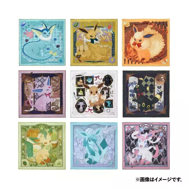 「イーブイたちが勢ぞろいの「Eevee Collection」がポケモンセンターに登場！ぬいぐるみやウォールポケットなどラインナップ」の画像
