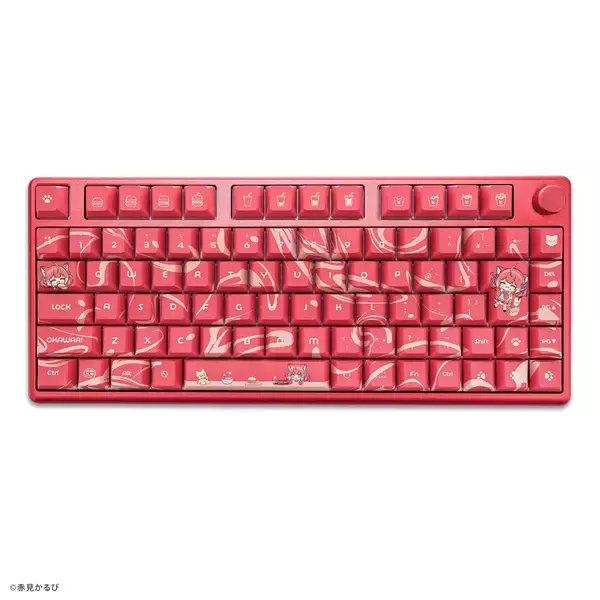 「「ふもっふのおみせ」×「赤見かるび」さんのコラボデバイスが予約開始！ゲーミングキーボード、マウスなどラインナップ」の画像