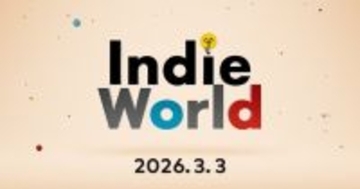 3月3日23時からSwitch・Switch 2で遊べるインディーゲームを紹介する「Indie World 2026.3.3」が放送！放送時間は約25分