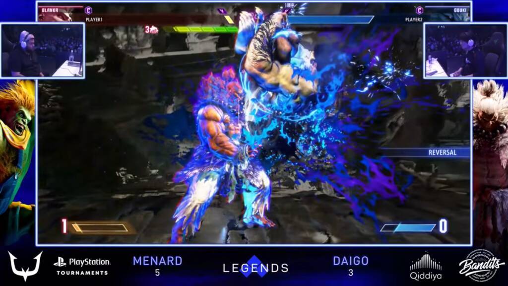 「Evo LEGENDS LIVE」でREJECTのウメハラ選手とEvo 2025王者MenaRD選手が直接対決！MenaRD選手が10-6で勝利！