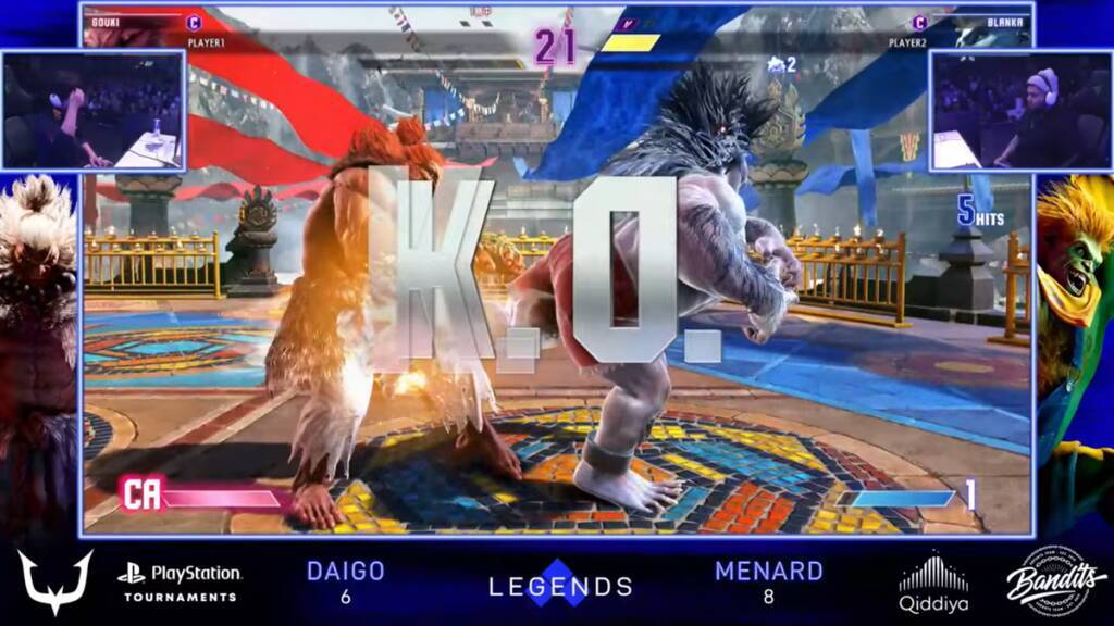 「Evo LEGENDS LIVE」でREJECTのウメハラ選手とEvo 2025王者MenaRD選手が直接対決！MenaRD選手が10-6で勝利！