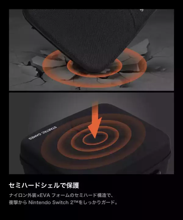 「Switch 2本体と周辺機器すべてを収納できる「ジャストフィットSW2守るッチ」が発売開始！専用設計でしっかりと保護」の画像