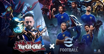 「遊戯王カードゲーム」と「eFootball」シリーズが期間限定の特別コラボキャンペーンを開催！ネイマール選手出演のトレーラーも