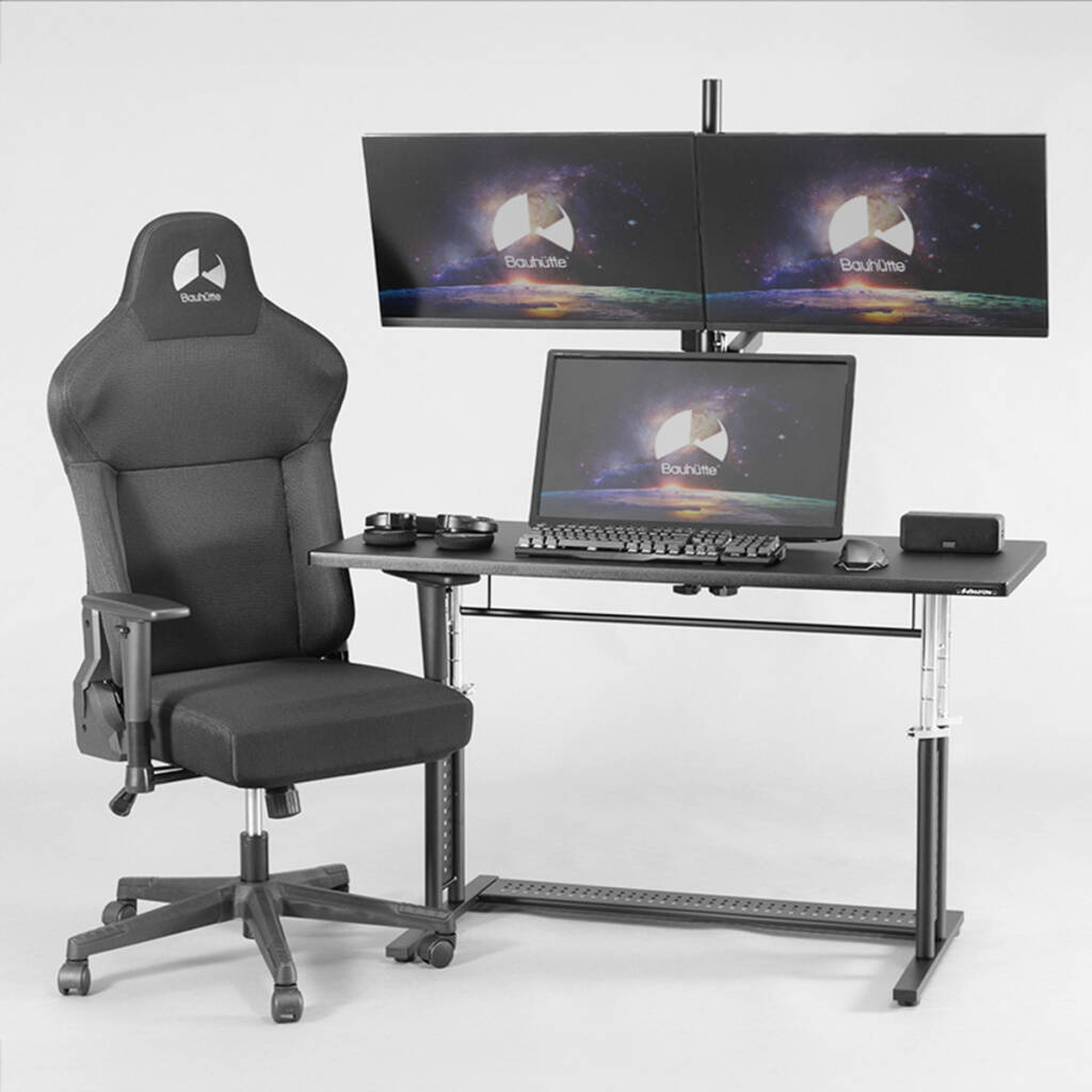 バウヒュッテから3画面対応の「ロングモニターアームMS BMA-2MS」が発売！ゴロ寝でのマルチディスプレイ環境を構築できる