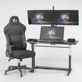 「バウヒュッテから3画面対応の「ロングモニターアームMS BMA-2MS」が発売！ゴロ寝でのマルチディスプレイ環境を構築できる」の画像2