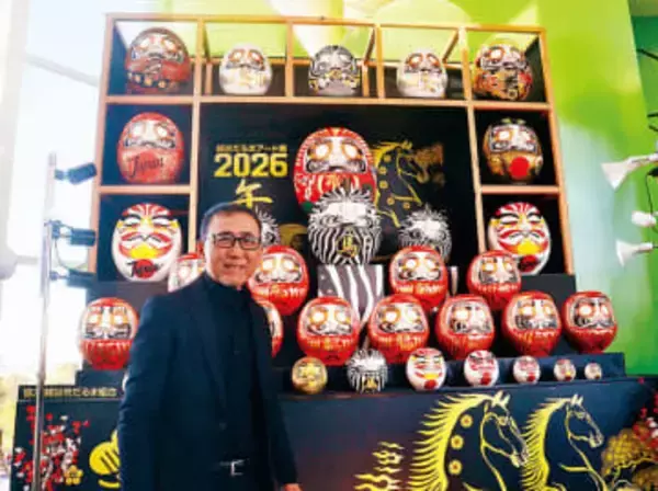 中学生ならではの個性的な作品も　埼玉・越谷の伝統工芸「越谷だるま」　デザイナーの花房さんがアート展プロデュース　12日まで越谷レイクタウン