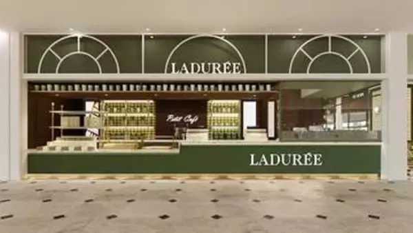 関東初出店…JR大宮駅・エキュート大宮にコーヒー店「カフェ・ラデュレ」　マカロン発祥の店「ラデュレ」の世界観を気軽に　店限定の「ドーナツ」と「フィナンシェ」が初登場　24日オープン