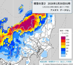 【速報】埼玉、東京の平地で積雪も　29日夜遅くから　秩父で降雪5センチ予想　交通障害などに注意