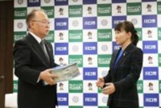 上野東京ラインの川口駅停車に向けた駅整備の経緯など説明　退任する奥ノ木市長から当選した岡村氏に引き継ぎ　新市長の初登庁は9日