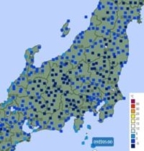 【速報】埼玉・鳩山で氷点下11.1度を観測　さいたま市で氷点下6.0度　東京都心で氷点下3.2度