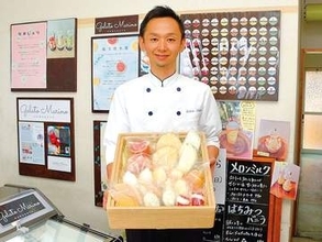 考えられない…新鮮な食材をたっぷり使ったアイスクリーム　農家が持ち込む規格外品での製造を受注　熊谷のジェラートマリノ、直売所で扱う商品も充実「アイスクリームは無限の可能性」