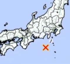 東海道南方沖で地震　M4.4　東京都利島村などで震度1【地震情報】
