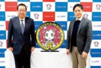 人気ゲームのキャラがマンホールふたに　東上線の駅前の歩道に設置　「キラキラスターナイト」のメインキャラクター「キララちゃん」をデザイン