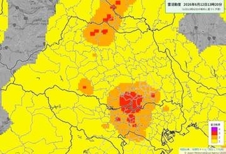 【速報】埼玉でレベル2大雨注意報　レベル2土砂災害注意報も