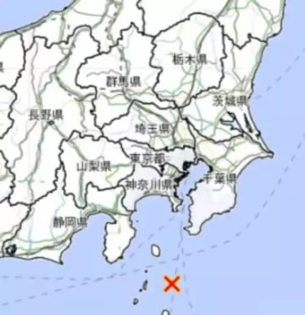 【速報】関東で地震　M4.1　東京都心など揺れる　震源は三宅島近海
