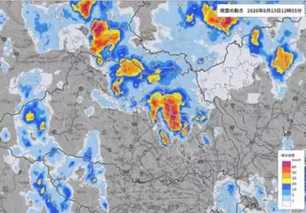 【動画】埼玉でレベル4、県西部で土砂災害危険警報、県内で大雨、雷に注意