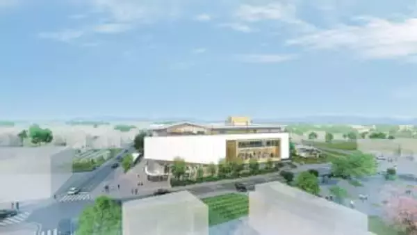 駐車場の跡地に複合施設…庁舎と図書館が一体化した新庁舎　2028年1月の開庁を目指す　埼玉・伊奈　建設工事が本格的に開始　