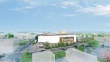 駐車場の跡地に複合施設…庁舎と図書館が一体化した新庁舎　2028年1月の開庁を目指す　埼玉・伊奈　建設工事が本格的に開始　