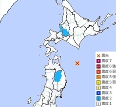 【速報】東北と関東で地震　M5.0とM3.2