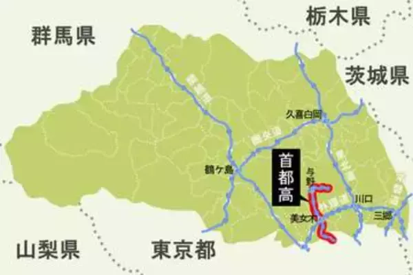 首都高、東北道を結ぶ計画、埼玉南部の東西交通を強化へ…“反対する会”が署名を提出「地域を壊す。若い方への理解が増えている」　東京一極集から対流型首都圏へ「重要な道路」