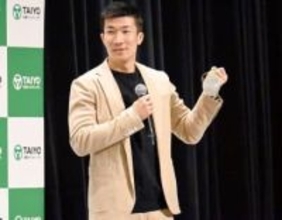 「目標掲げ、挑戦楽しんで」　陸上の桐生選手が講演　埼玉・嵐山　中学生に向けて特別授業