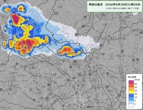 【速報】本庄市、上里町に大雨警報