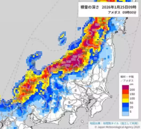 【速報】埼玉に強風注意報　関東北部で明日まで大雪の警戒続く
