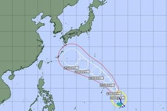 台風18号、今後「非常に強い台風」に発達へ…中心気圧935ヘクトパスカル、最大瞬間風速65メートル　埼玉はきょう午後雷雨、雨雲エリア注意…あすも全域で雷雨か