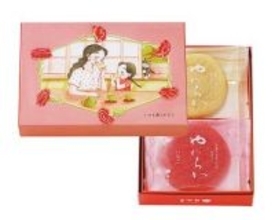 母の日の贈り物用にも…「私のお母さん」限定パッケージ　18日から販売　和洋菓子店の梅林堂　クリエイターと共同制作企画　今回はイラストレーターや絵本作家として活躍する坂口友佳子さんを起用