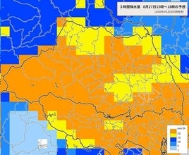 埼玉で激しい雷雨か…大雨警報の恐れ　バケツをひっくり返したような降り方、道路は川のようか　あす27日も昼前から荒れる可能性