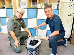 浄機能付き非常用トイレ開発　熊本地震の被災地を視察した社長「トイレができないと本当につらい」　思いを形に、8日発売