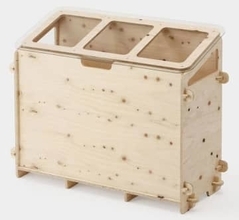 微生物が生ごみ分解　組み立て式の処理容器を販売　カインズなど5者が約1年かけて構想、量産化　電気も水も使わず家庭の生ごみを分解