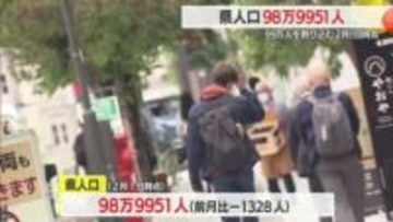 山形県の人口99万人を割込み…98万9951人にまで減少・山形