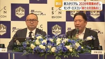 【モンテディオ山形】新スタジアム構想加速　モンテとエスコンが会見「J1定着・ACLへの挑戦」　山形
