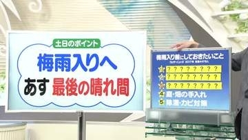 【天気／山形】天気ふりかえり＆梅雨前にしておきたいことベスト3　中村友祐気象予報士の天気予報(1)
