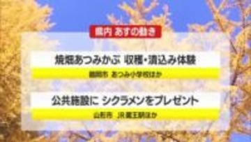 ＊11/19（水）の山形県内の主な動き＊