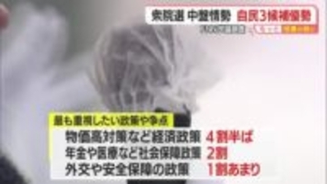 【衆院選／もっと投票の前に】山形3選挙区は自民党3候補優勢　中盤の情勢・FNN世論調査