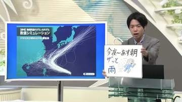 【エンドトーク】「今夜～あす朝ザッと雨」24日のポイント　山形