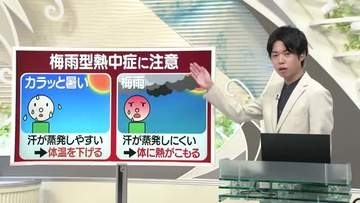 「梅雨型熱中症」に注意を！　湿度高いと喉のかわき感じにくい・意識的に水分補給を　山形