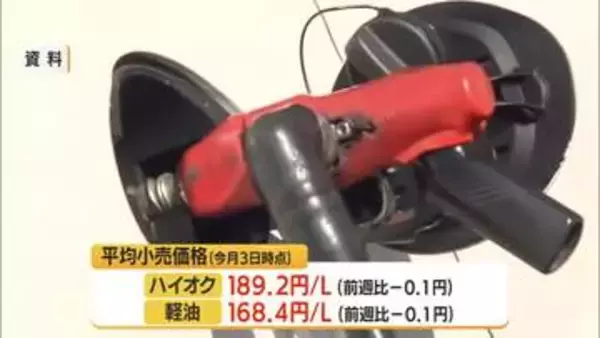 【ガソリン／山形】レギュラー178.2円/L（前週比-0.1円）・沖縄に次ぎ全国2番目の高値