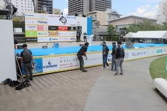 「桃太郎まつり」岡山市中心部で22日開幕　うらじゃ会場設営急ピッチ【会場日程一覧、交通規制図あり】