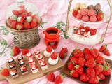 「ミニケーキとイチゴ食べ放題　美作農園、イチゴ狩りの新プラン」の画像1
