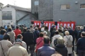 我沢氏 後援会事務所開き　和気町長選