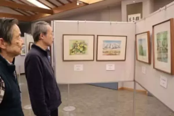 豊かな自然描く 24人の48点　山遊スケッチサークル 岡山で作品展