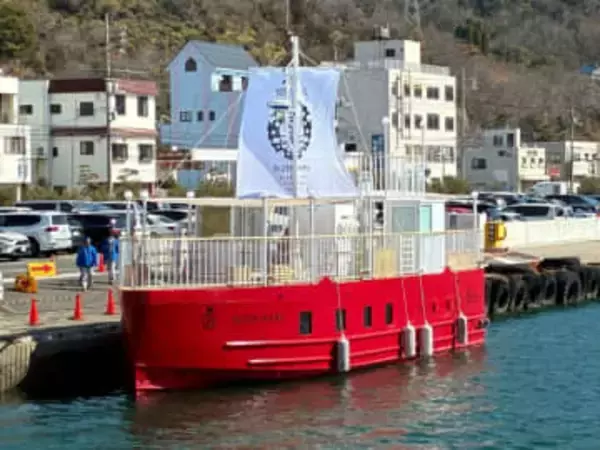 観光船「備前丸」見学に来て　27、28日に内覧会　備前市