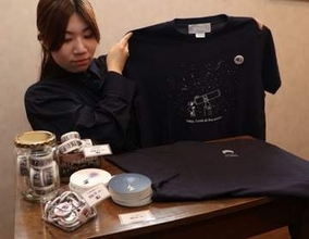 100周年記念グッズ商品化　倉敷天文台 缶バッジやTシャツ