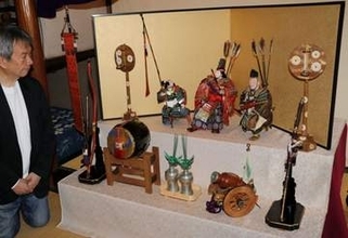 戦前の五月人形にスポット　倉敷 難波家本宅で特別展