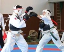 160人が15部門で熱戦 日本拳法岡山県総合選手権