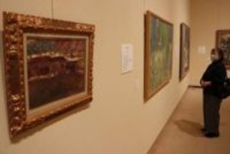 県北ゆかりの洋画見て　勝央美術文学館 岡山光風会員ら40作